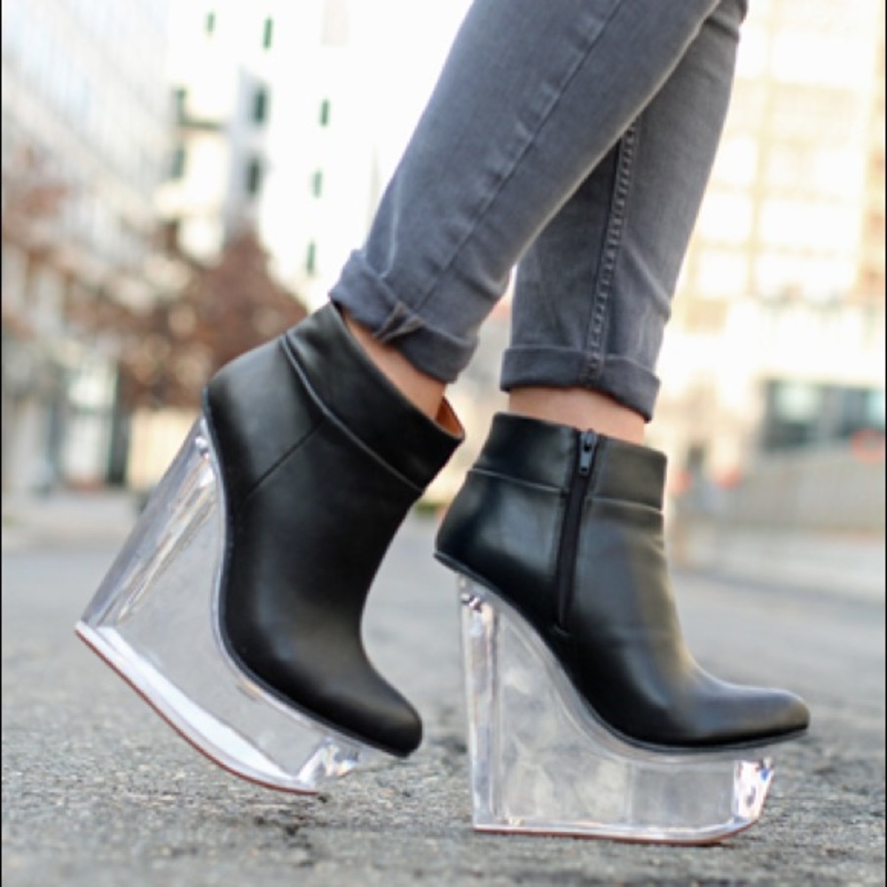 JEFFREY CAMPBELL “ICY” PLATFORM BOOTIE